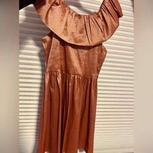 GB Girls Shimmering Copper Dress